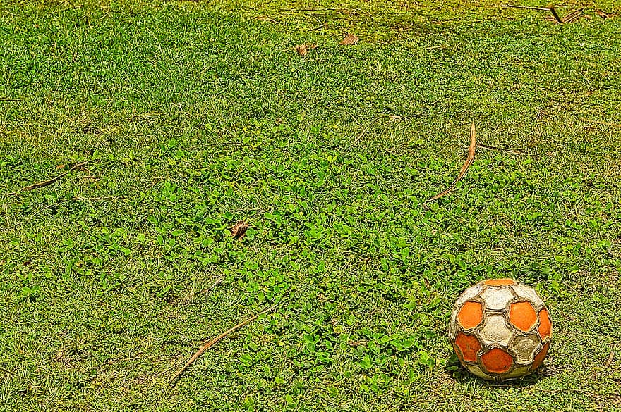 футбол, спорт, м'яч, газон, трави