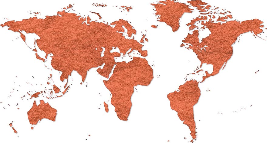 mapa del mundo, global, geografía, internacional, mapa, mundo, tierra