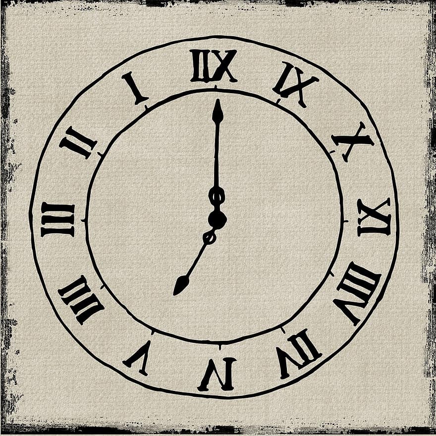 Часы, время, настенные часы, стимпанк, скелет, странный, смешной, персонаж, фон, марочный, античный