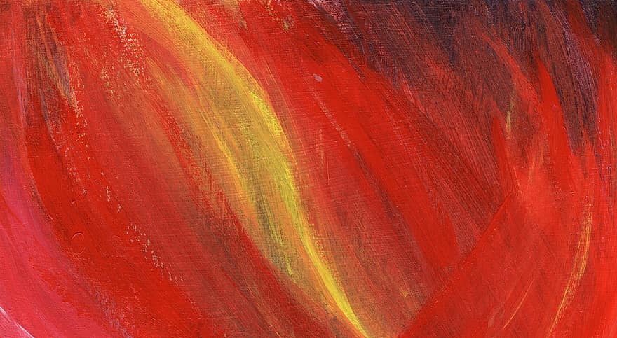 Fire, Flame, Abstract, Background, Heat, Warm, Painting, Art