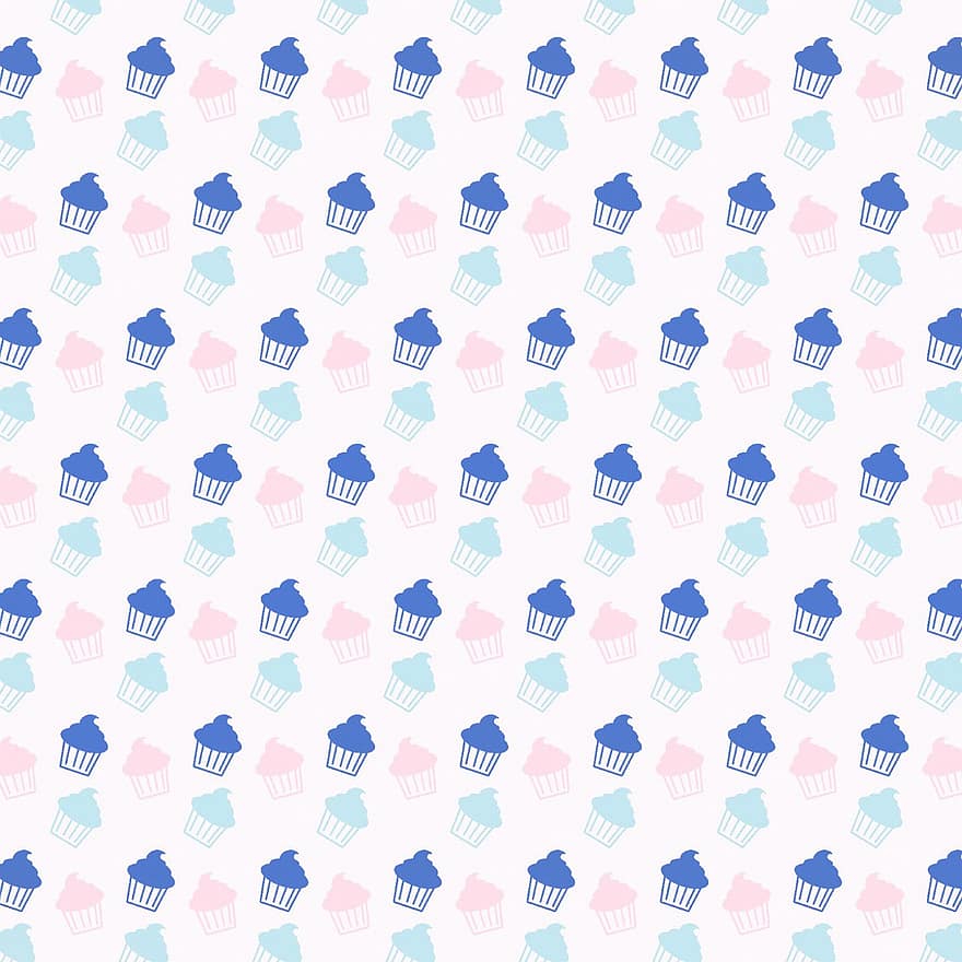 Cupcake Paper, Cupcake Non Repeating Pattern, Cupcake Background, Pink Cupcakes, Cake, Cupcake, Decoration, Frosting, Buttercream, Creamy, Fouette