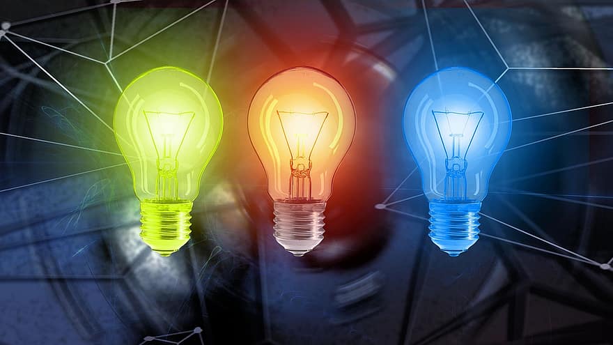 Light Bulb, Energy, Current, Innovation, Lamp, Lighting, Bulbs, Environment, Experiment, Shining, Glow