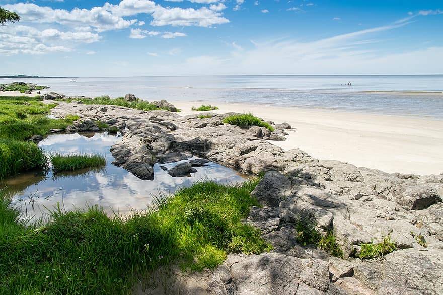 spiaggia, Uruguay, mare, costa, natura