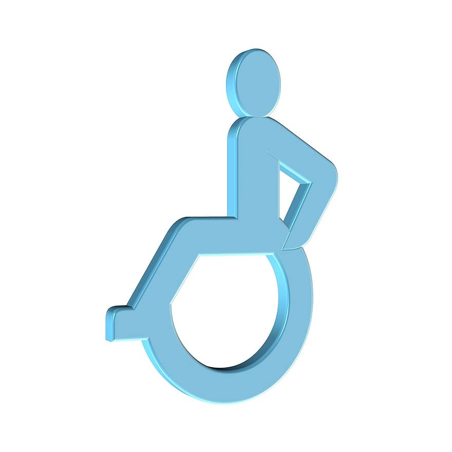 barriere, handicap, familie, bevægelse, handikap, ikon, Hospital, rygmarvsskade, Rolli, kørestol, kørestolsbrugere