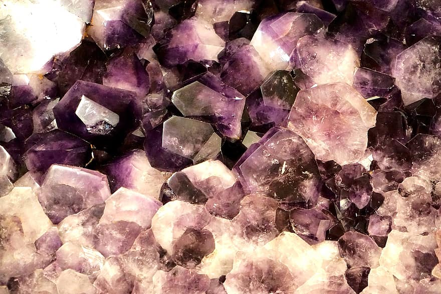 amethysts, mineral, ametist, taş, kristal, doğal, hazine