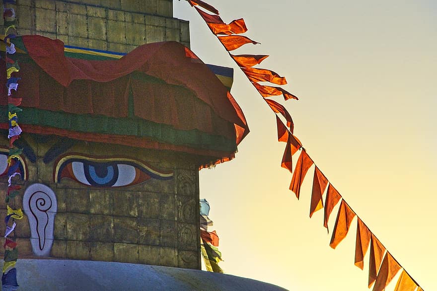ναός, Nepal, θρησκεία, βουδισμός, αρχιτεκτονική, βουδιστικός ναός