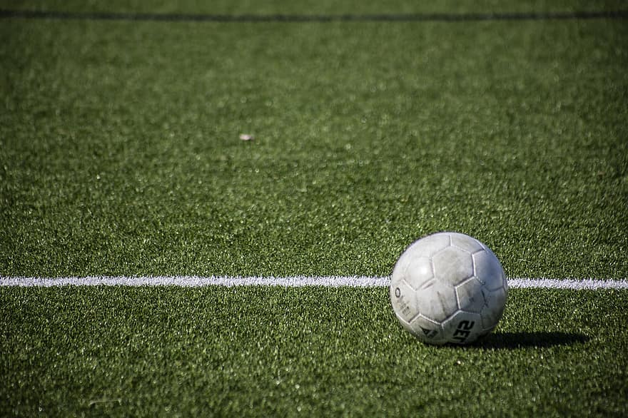 спортен, футбол, игра, топка, приземен, дейност, трева, спорт, футболна топка, торф, игрище