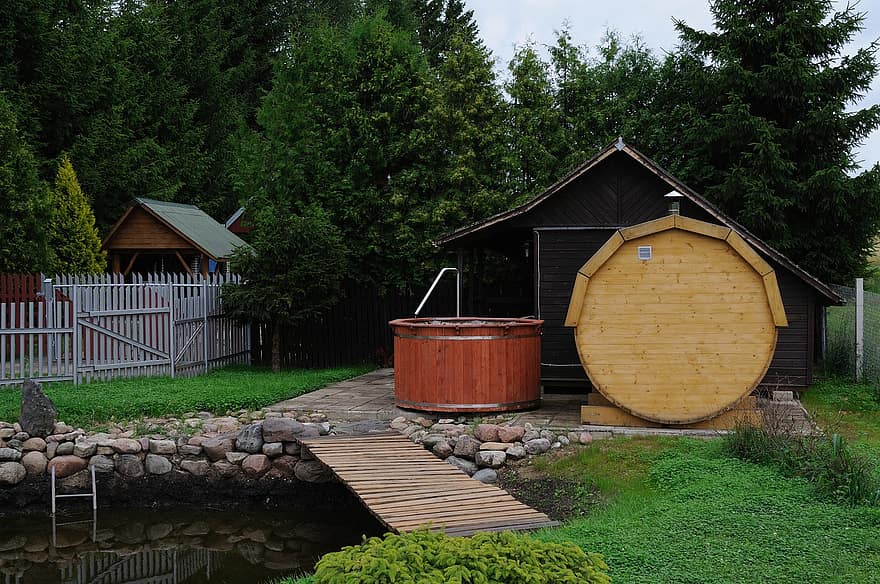sauna, Polsko, venkovní sauna
