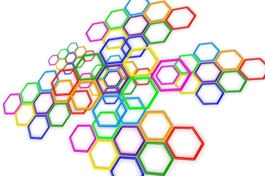 kollektiv, Hexagon, Gruppe, Wissen, Konzentration, zusammen, Gemeinschaft, denken, Intelligenz, Schwarmintelligenz, Crowdsourcing
