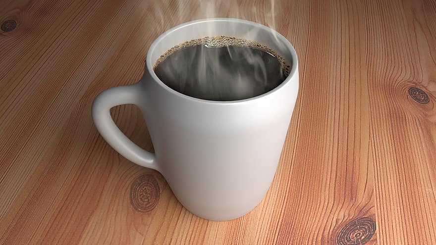 xícara de café, café, copo, espuma, espuma de café, bebida, pausa, beneficiar de, aroma, grãos de café, fumar