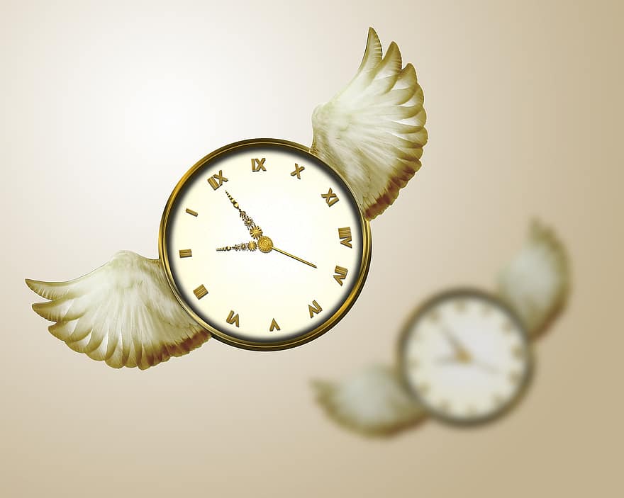 tiden flyger, tiden går, tid, klockor, minuter