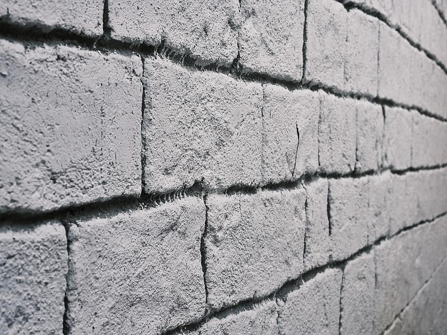 murstens væg, væg, overflade, bygning, cementvæg, makro, baggrund, baggrunde, mursten, bygning funktion, mønster