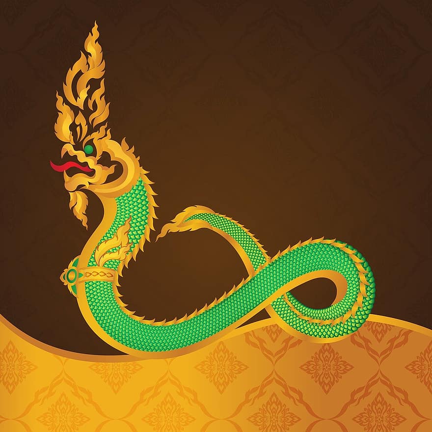 змія, нага, дракон, легенда, річка, Таїланд, Лаос, Будда, чернець, вигаданий, літопис