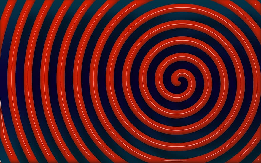 spirala, 3d, krzywa, projekt, wzór, tło, abstrakcyjny, tła, dekoracja, kształt, zasłona