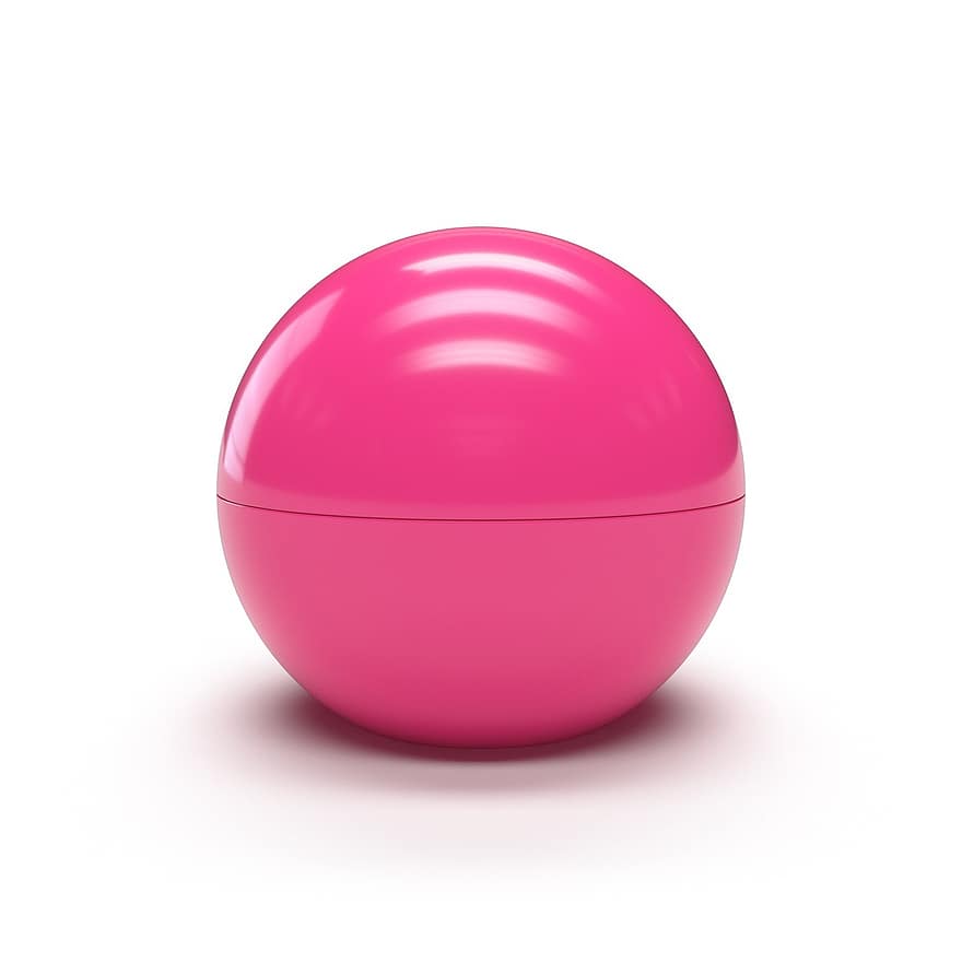 мяч, блеск, розовый, губы, бальзам, Аннотация, красота, украшение