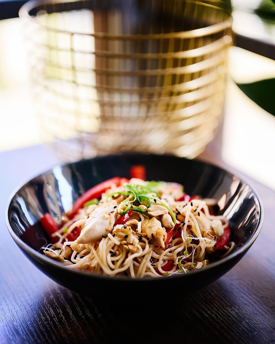 Noodles, Pasta, Food, Dish, Meal, Cuisine, Delicious, Tasty, Asian, Kitchen, Lunch
