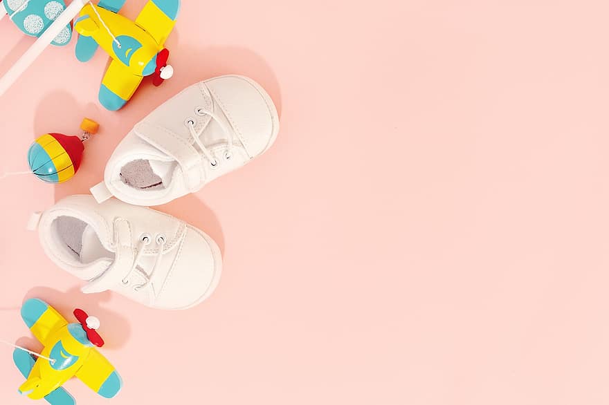 Childcare, Booties, Pregnancy, Flat Lay, Baby Shoes, Background, shoe, baby, child, clothing, pink color