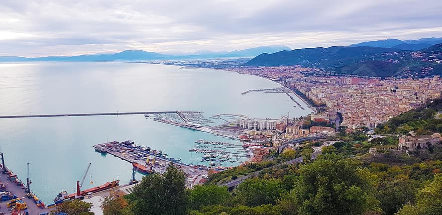 zee, natuur, bestemming, reizen, toerisme, Salerno
