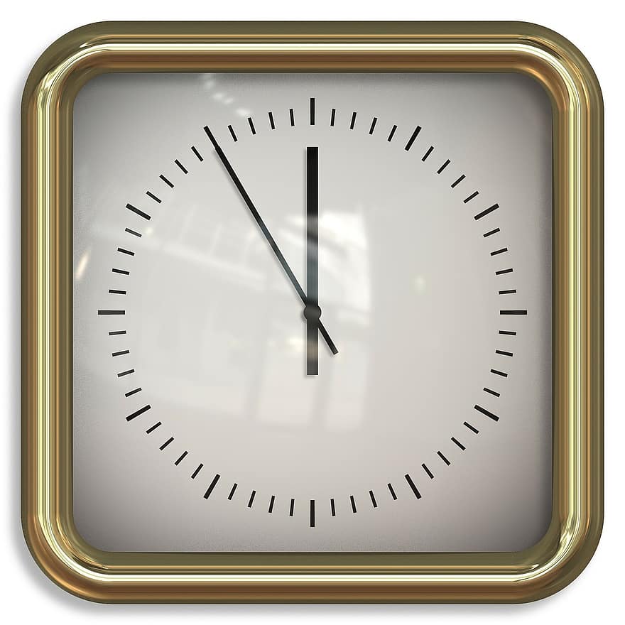 timp, Afișarea timpului, ceas, ac indicator, minute