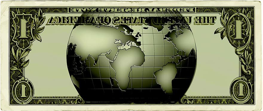 Usa, Dollar, Object, Continents, World Power, Expansion, Spread, Wealth, Money, Bank, Note