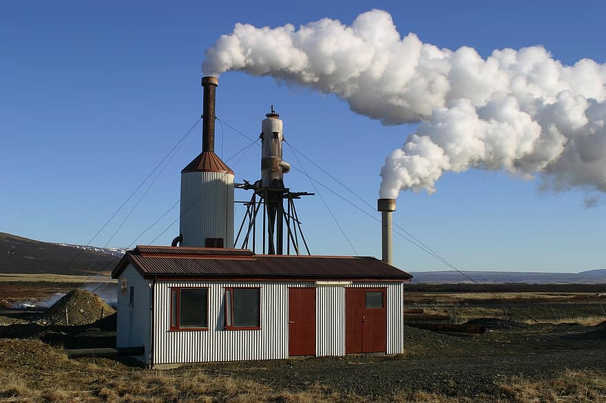 Islandija, elektrinė, geotermine energija, geoterminė, garai, energijos, energijos gamyba, regeneracinis, atnaujinama, energijos šaltinis