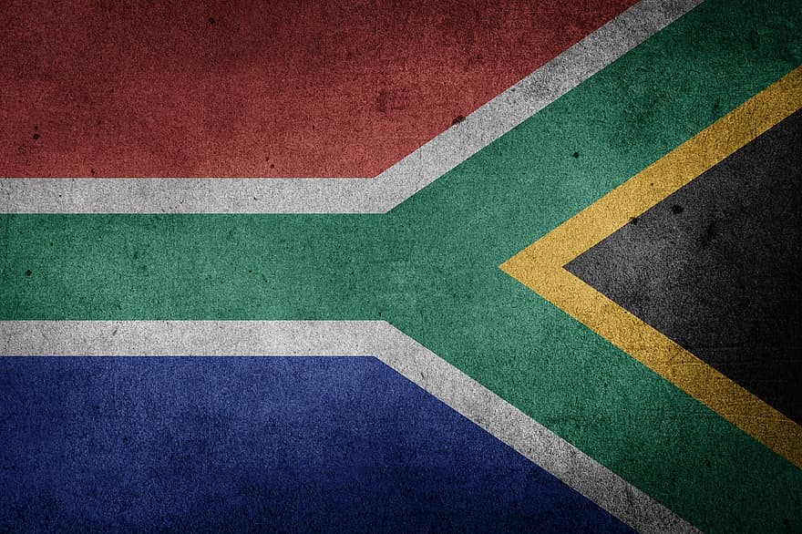 Zuid-Afrika, vlag, nationale vlag, Afrika