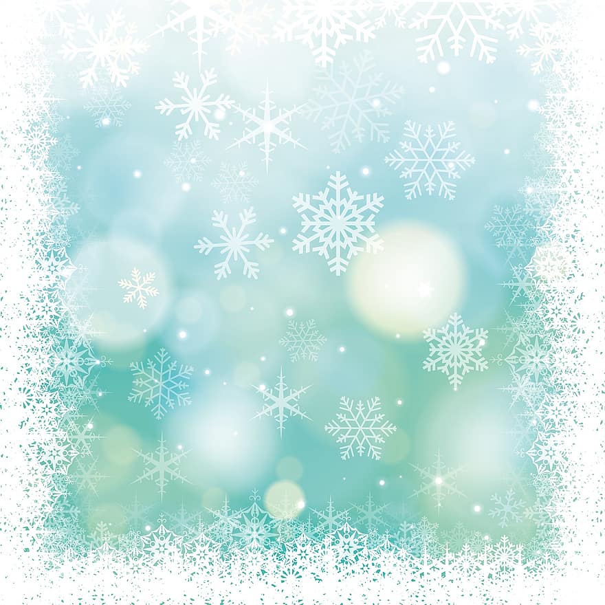 Noel, kartpostal, kare, Festival, tebrik, kar, Kar taneleri, kar yağışı, eiskristalle, fon, sermaye, harita