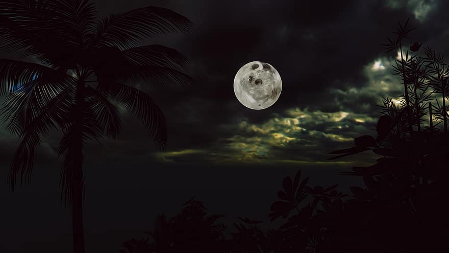 Луна, природа, ночь, астрономия, спутник, на открытом воздухе, Посмотреть, небо, обои на стену, звезды, свет луны