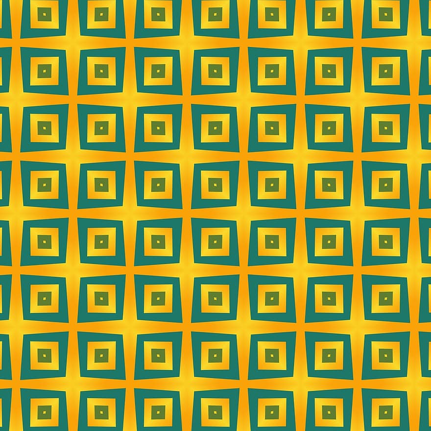 Background, Green And Gold Background, Pattern