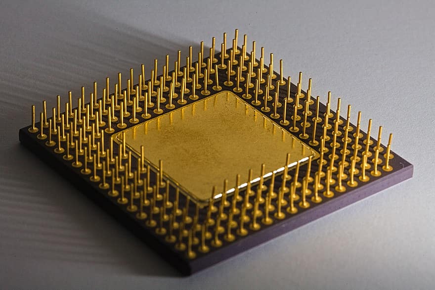 mikrochip, chip, processor, integrerad, elektronik, datateknik, teknologi