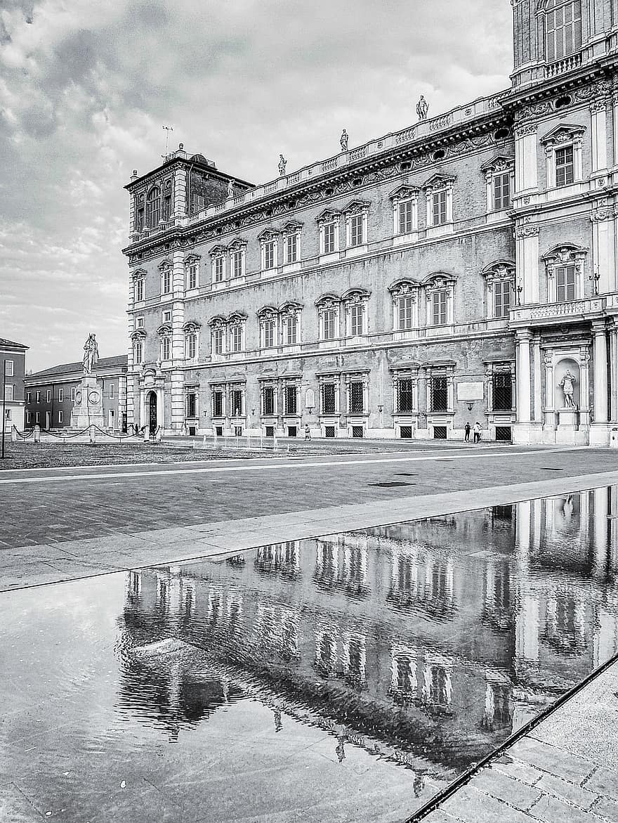 παλάτι, αρχιτεκτονική, μονόχρωμος, πρόσοψη, παλάτι του Δούκα, Τσίρο Μενότι, Ιταλία, ο ΤΟΥΡΙΣΜΟΣ, διάσημο μέρος, εξωτερικό κτίριο, δομημένη δομή