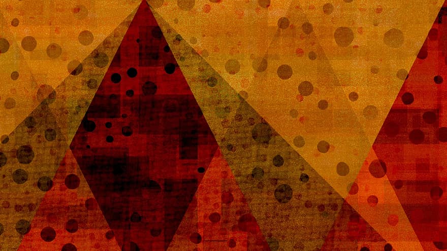 Geometrisches Muster, geometrischer Hintergrund, Gepunkteter Hintergrund, Rhombus, Dreiecke