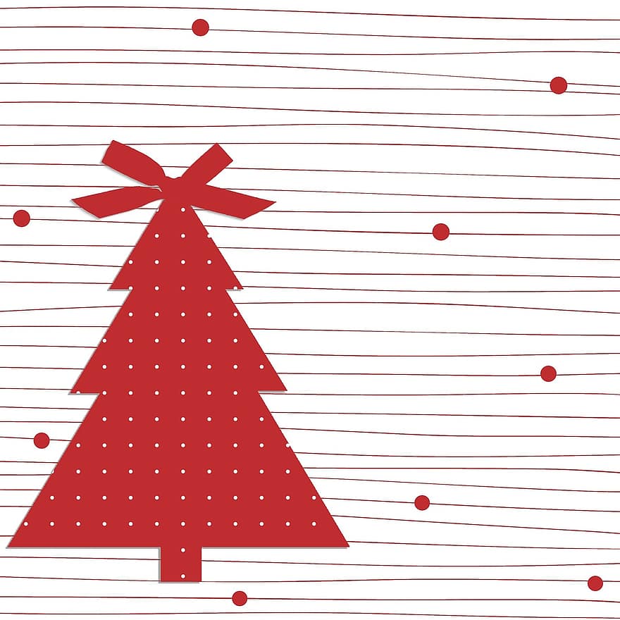 بطاقة عيد الميلاد ، عيد الميلاد ، خريطة ، أحمر