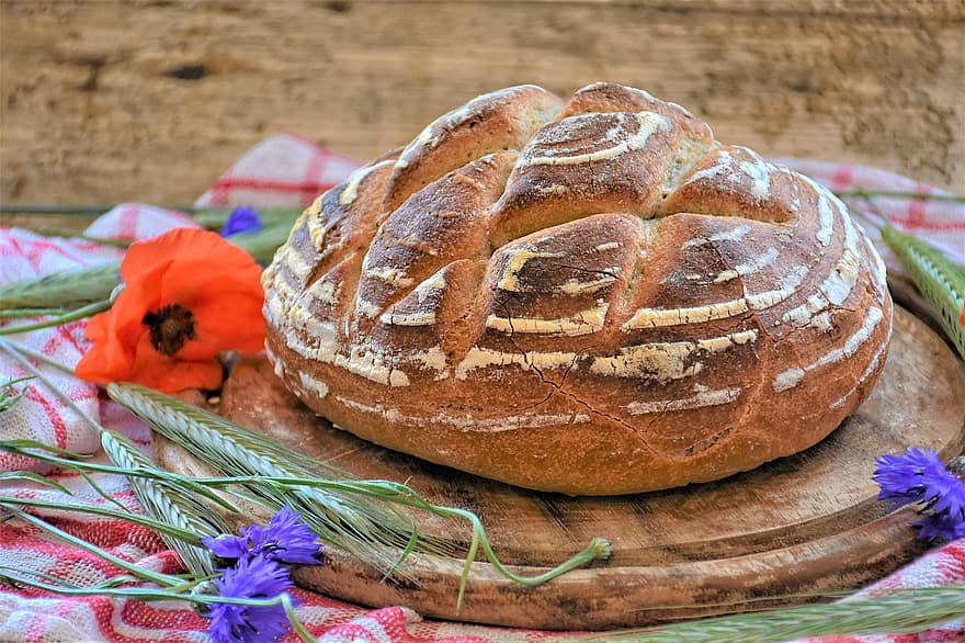 хлеб, пшеница, ржаной, тесто, Sauereig, био, запеченный, печь, пар, форма, Закваска на закваске