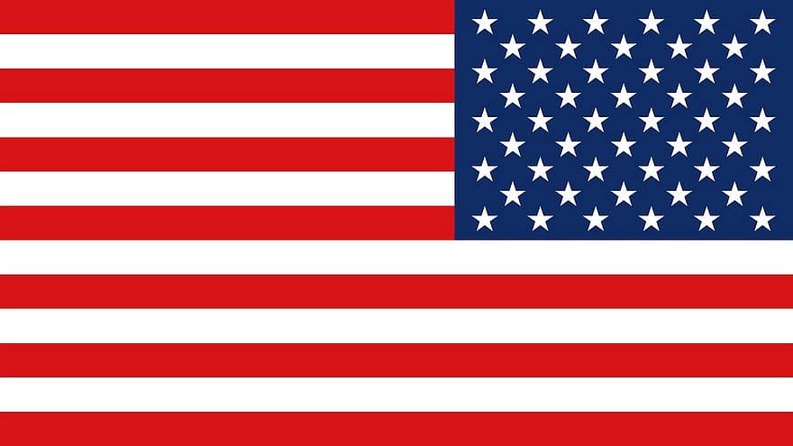 Verenigde Staten van Amerika, Amerikaanse vlag, Verenigde Staten, vlag van de Verenigde Staten, verenigd, staten, Amerikaans, vlag, achtergrond, blauw, rood
