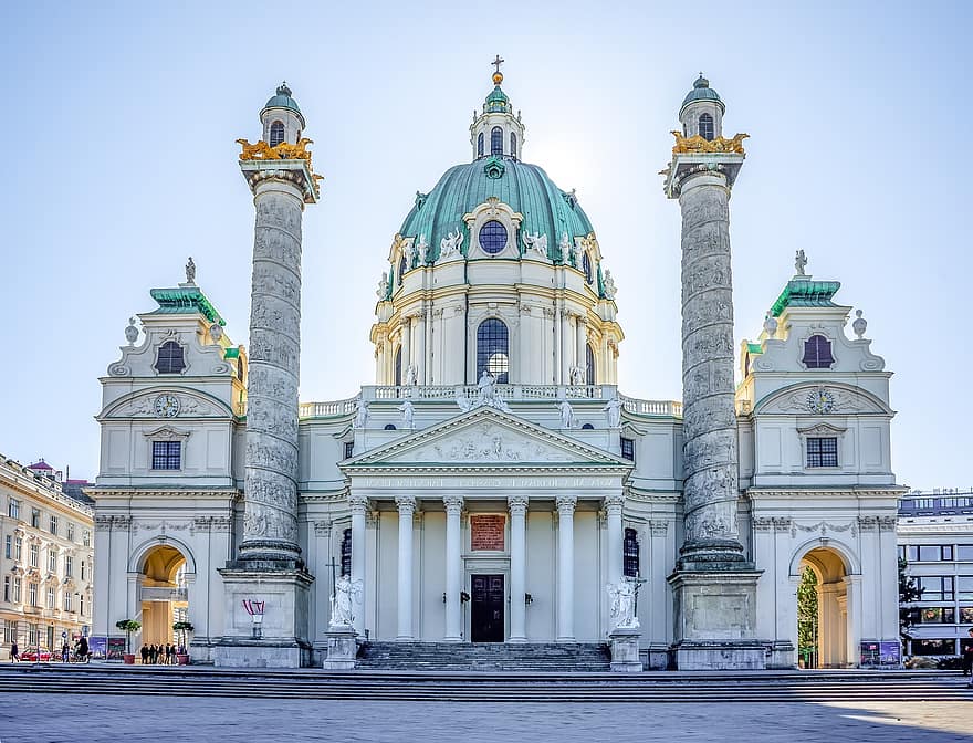 Vienna, Austria, Karlskirche, Europe, Cathedral, Dom, Church, Catholic, Dome, Tourism, City Tourism