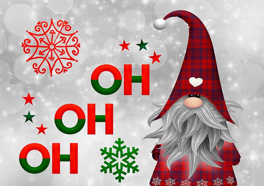 Коледа, Дядо, калиграфия, поздрав, карта, шега, украса, снежинка, дизайн, зима, празник