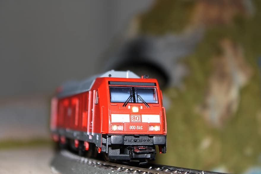 model pociągu, zabawka, pociąg, Model, zabawkowy pociąg, kolej żelazna, popędzać, tory kolejowe, zabawki dzieci, db, modelowa kolej