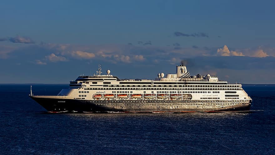 Zaandam, Cruise Ship, Netherlands, Luxury Liner, nautical vessel, transportation, travel, mode of transport, water, vacations, blue