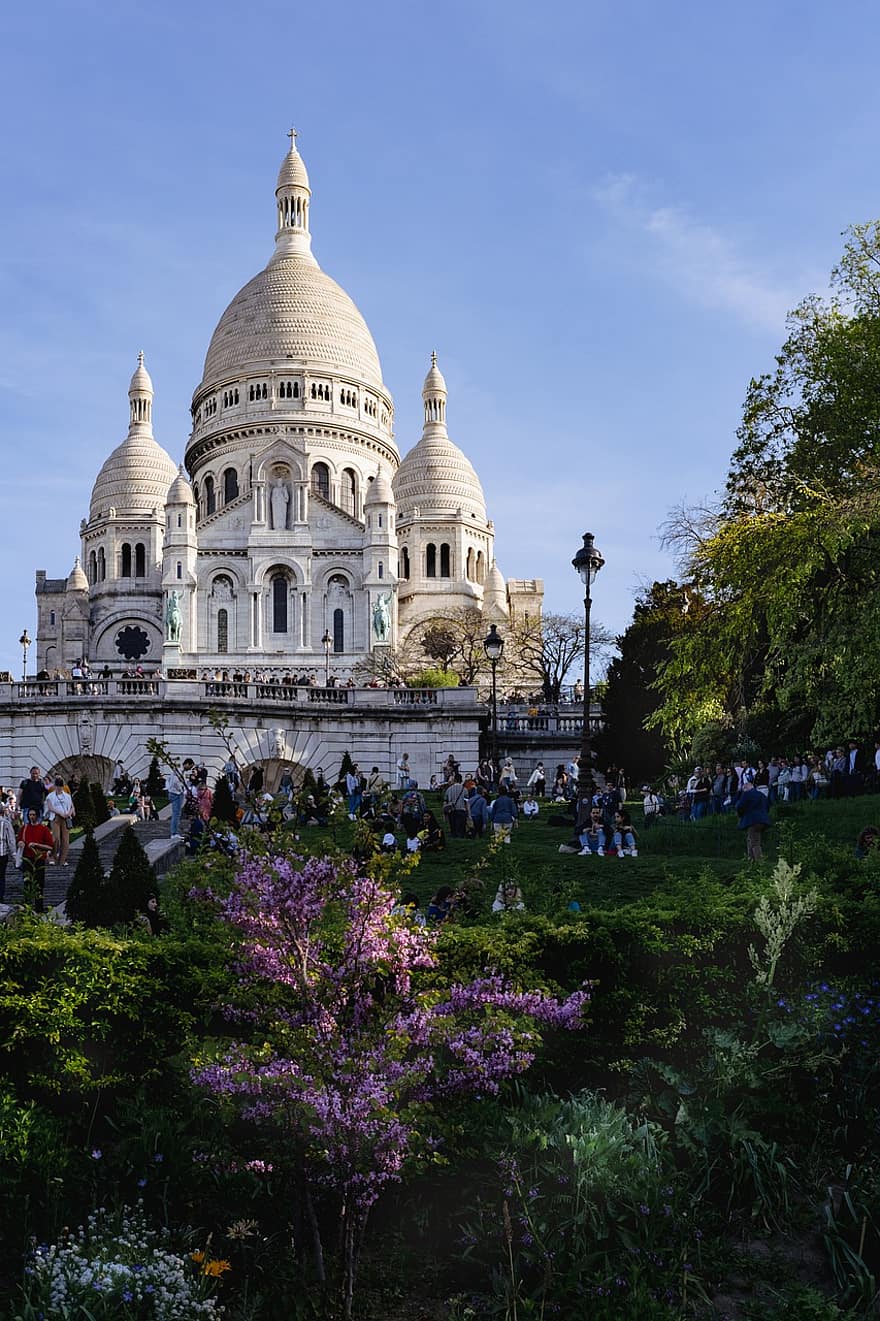 Paris, Monument, Church, Tourism, Basilica, famous place, religion, christianity, architecture, spirituality, travel destinations