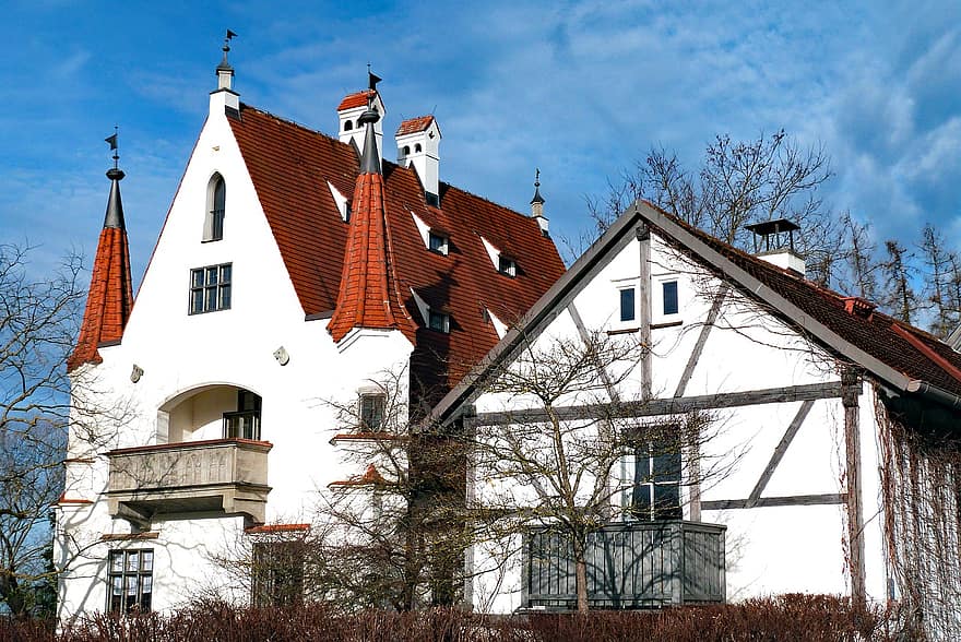 замок, архітектура, Німеччина, історичний сайт, будівлі, Баварія, вимовляючи, дах, екстер'єр будівлі, культур, побудована структура