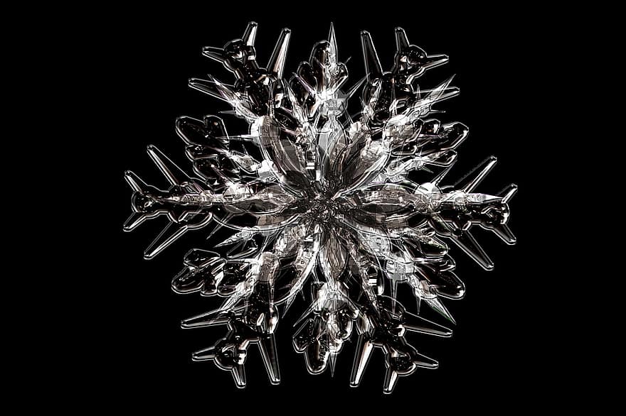 Snowflake, Ice Crystal, Snow, Ice