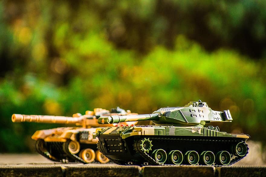 toys, tank, military, war, armed forces, army, weapon, machinery, battle, gun, land vehicle