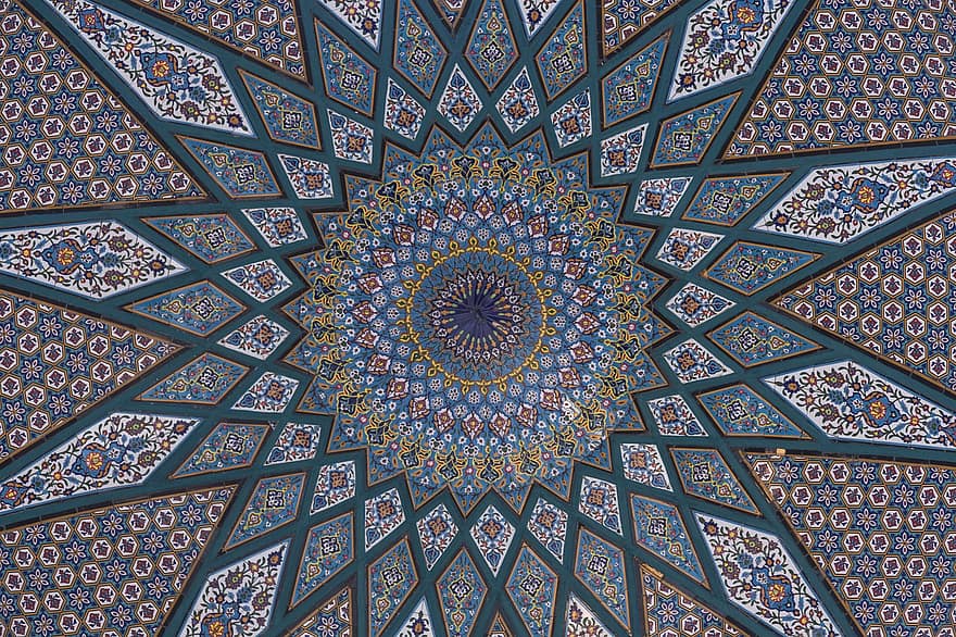 architektura, íránská architektura, provincie qom, perské umění