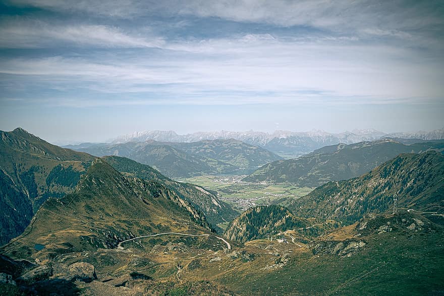 bergen, natuur, reizen, exploratie, Oostenrijk, excursie, Bos, hike, dom, top, wolken