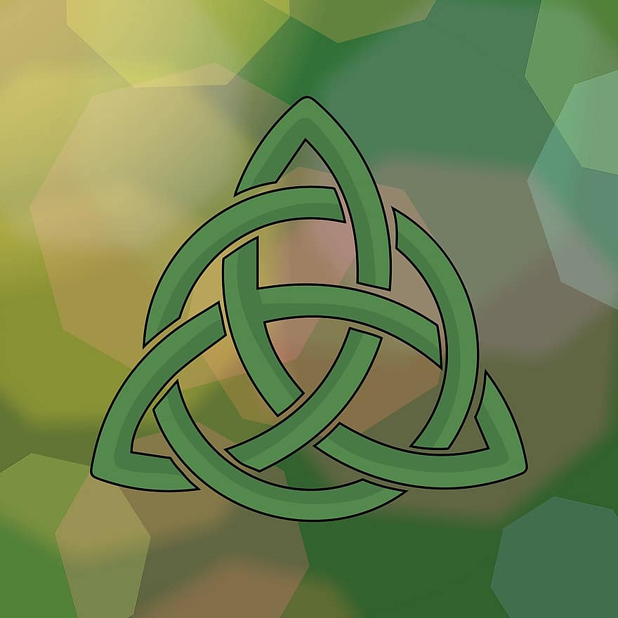 Īrija, Ķeltu simbols, zaļa, simbols