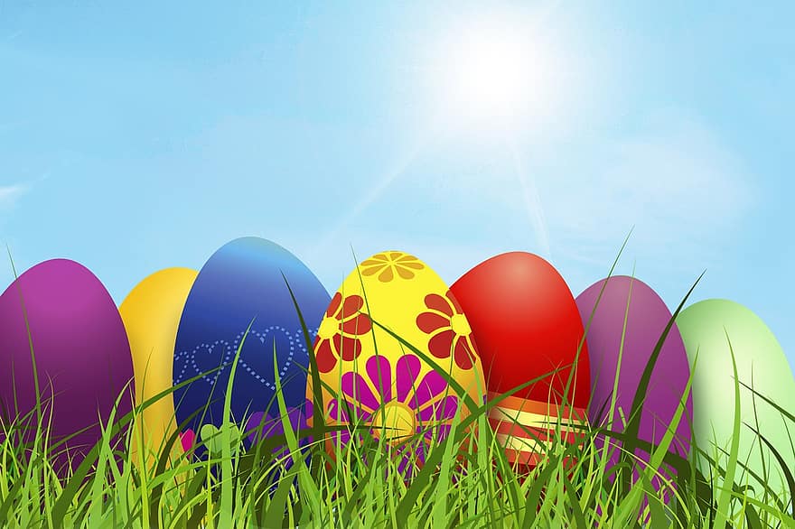 Pasqua, uovo di Pasqua, allegro, uovo, dipinto, colorato, decorazione, caramella, delizioso, cioccolato, dolce