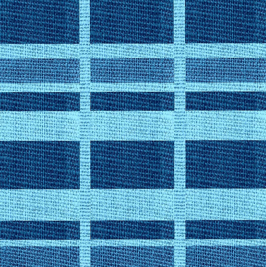 texture, en tissu, géométrique, bleu, nuances, Royal, aqua, tisser, tissé, fibre, style