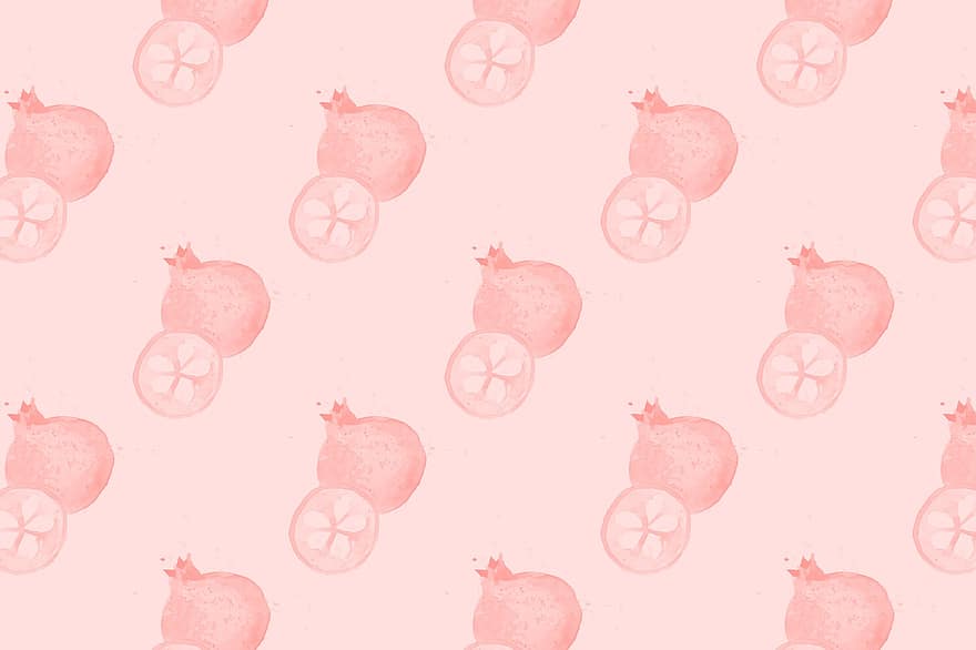 ovoce, granátové jablko, Pozadí, vzor, růžový, tapeta na zeď, bezešvý, dekorativní, pozadí, design, umění