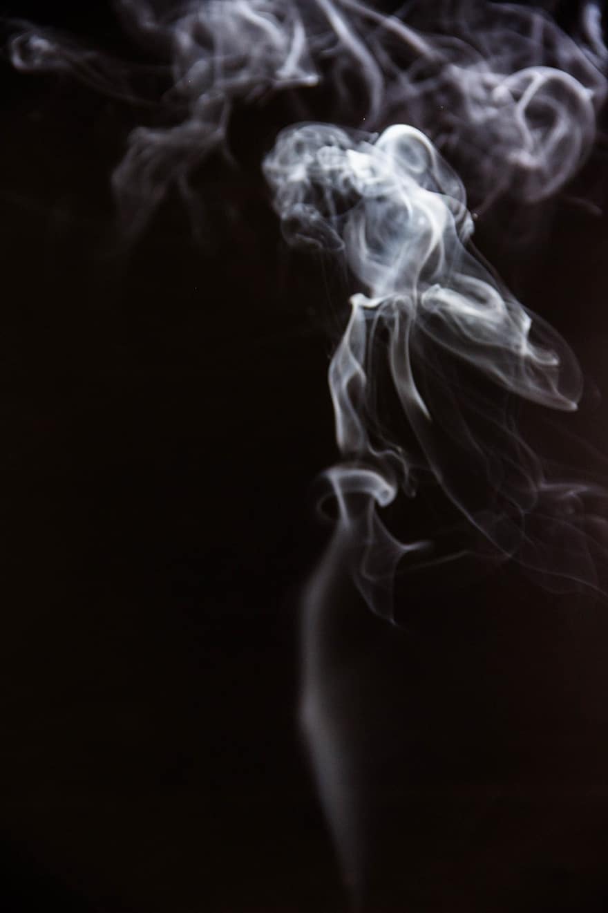 fumée, brouillard, abstrait, arrière-plans, lisse, structure physique, courbe, forme, flamme, mouvement, écoulement